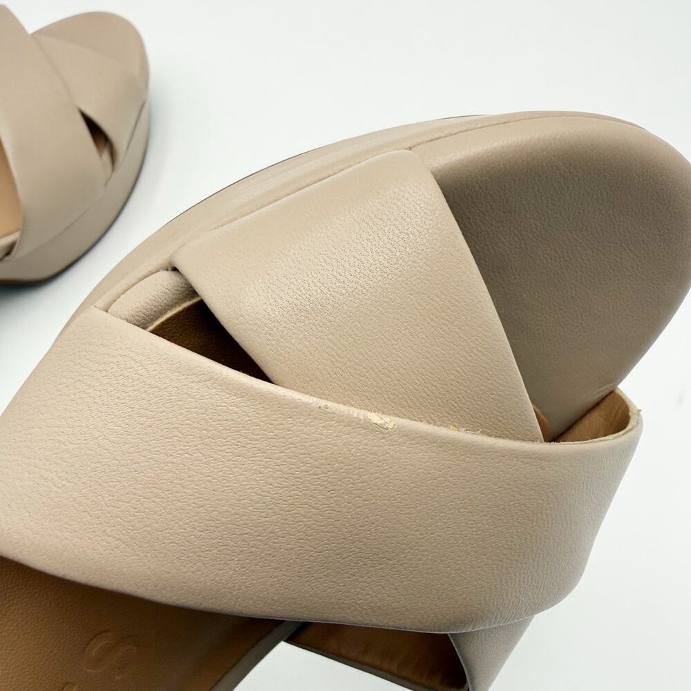Aerosoles Womens Cosmos Platform Sandals Size 8.5 M Beige NWOB - Picture 13 of 13